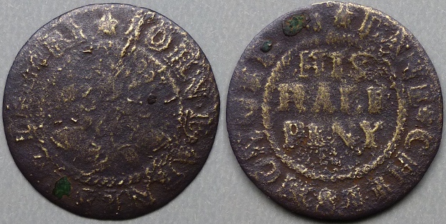 Drury Lane, John Barnes (cheesemonger) halfpenny token